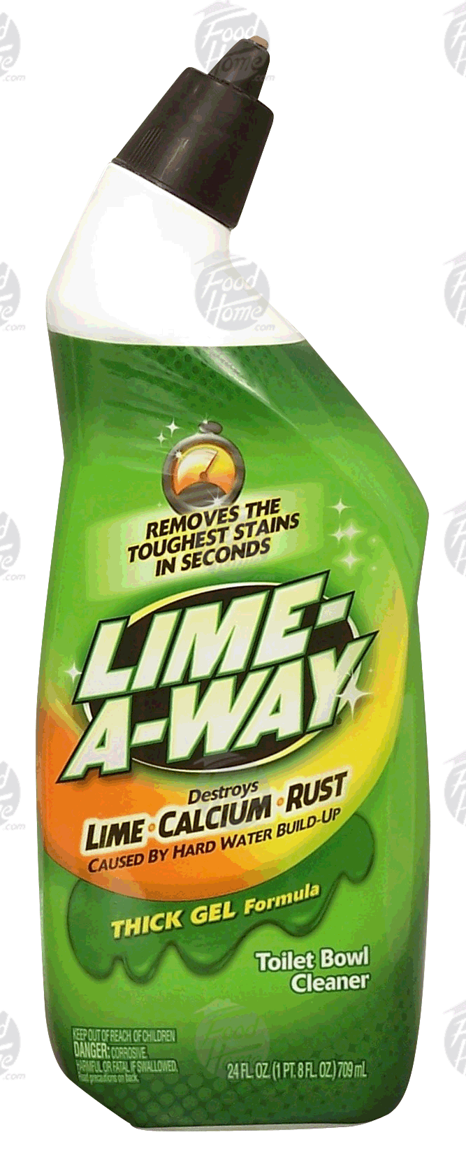 Lime-a-way  toilet bowl cleaner, thick gel formula, destroys lime, calcium & rust, professional strength Full-Size Picture
